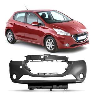 Parachoque Dianteiro Para Peugeot 208 12/16 Primer Com Furo