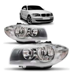 Farol Bmw 118i 120i 2007 2008 2009 2010 2011 Cromado