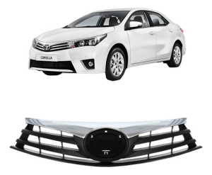 Grade Corolla 2014 2015 2016 2017 Cromada Com Preto Toyota