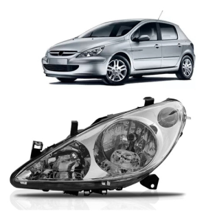 Farol Para Peugeot 307 01 02 2003 04 2005 S/auxiliar Oferta
