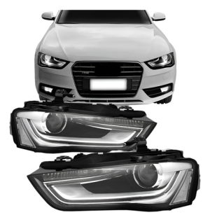 Farol Audi A4 2013 2014 2015 2016 Elétrico Com Motor Tyc
