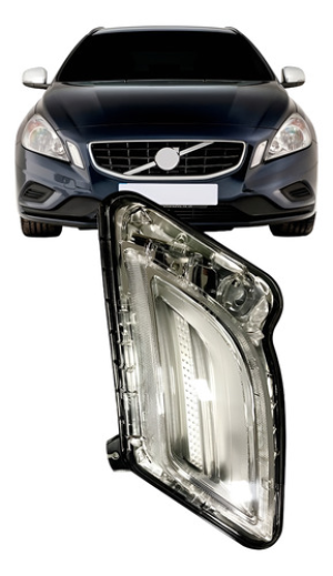Lanterna Diurna Milha Led Volvo V60 11 A 13 Daylight