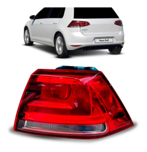 Par Lanterna Traseira Golf 2014 15 16 17 2018 Bicolor S/ Led