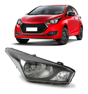 Farol Hb20 2012 13 14 15 16 17 18 2019 Fumê Mascara Negra