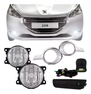 Kit Farol Milha Neblina Peugeot 208 2012 2013 2014 2015 2016