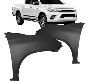 Paralama Hilux Srv 2016 2017 Cabine Simples Sem Furo Pisca