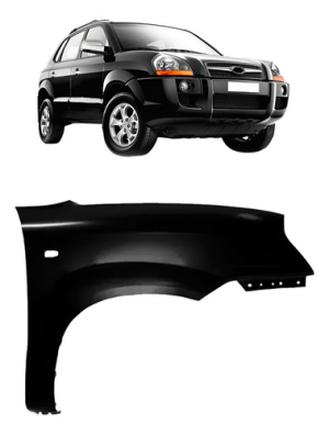 Paralama Tucson 2006 A 2013 Sem Furo Moldura