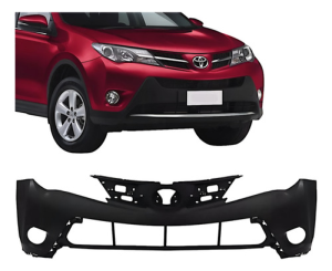 Parachoque Dianteiro Rav4 2013 2014 2015 Sem Furo Esguicho