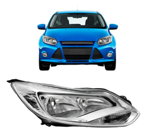 Farol Focus 2014 2015 2016 Eletrico C/motor Cromado