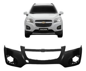 Parachoque Dianteiro Tracker 2014 2015 2016 Preto S/ Grade