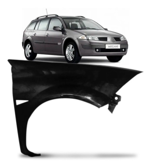 Paralama Megane 2006 A 2011 De Plastico Com Furo