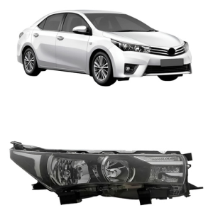 Farol Corolla 2014 A 2016 Manual Elétrico C/ Led C/ Xênon