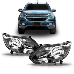 Farol S10 Trailblazer 2017 A 24 Elétrico Com Led Tyc Esquer