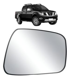 Vidro Lente Retrovisor Nissan Frontier 2007 A 2015.