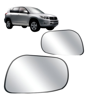 Lente Retrovisor Rav4 2006 A 2008 C/ Aquecimento