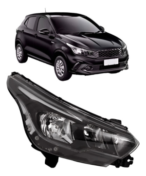 Farol Para Fiat Argo / Cronos 2017 A 2022 Manual Sem Led