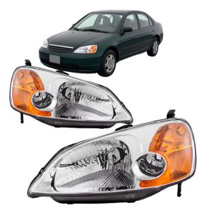 Farol Farolete Honda Civic 01 2002 2003 Manual Tyc Promoção