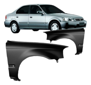 Par Paralama Honda Civic 1999 2000