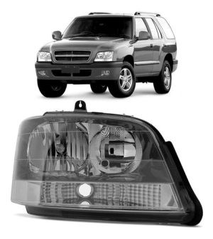 Farol S10 Blazer 2001 02 03 04 05 06 07 08 09 10 2011 Cinza