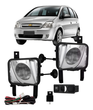 Kit Farol Milha Neblina Corsa 2003 À 2012 Meriva Montana