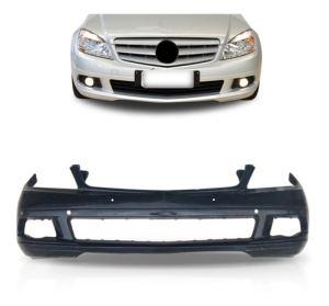 Parachoque Dianteiro Mercedes C180 08 A 2011 Sem Furo Sensor