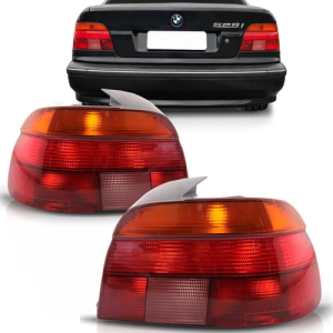 Lanterna Traseira Bmw S5 95 96 97 98 99 00 Vermelha E Ambar