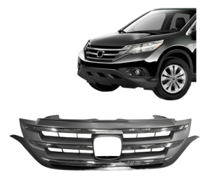 Grade Crv 2012 2013 2014 Com Friso Cromado