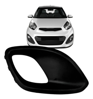Moldura Milha Auxiliar Picanto 2012 2013 2014 2015 Com Furo