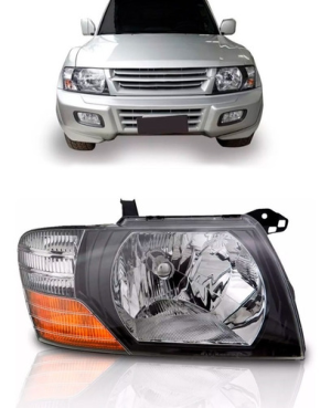 Farol Pajero Full 2001 A 2002 Mascara Negra