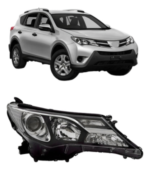 Farol Rav4 2014 2015 2016 Elétrico C/ Motor S/ Led