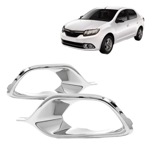 Aro Moldura Para Renault Logan 14 15 2016 2017 2018 Cromado