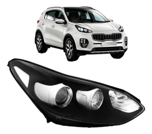 Farol Sportage 2017 A 2019 Eletrico C Motor C Projetor C Led