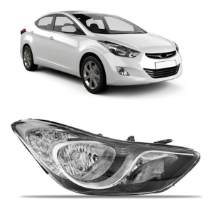 Farol Elantra 2011 A 2015 Manual/elétrico