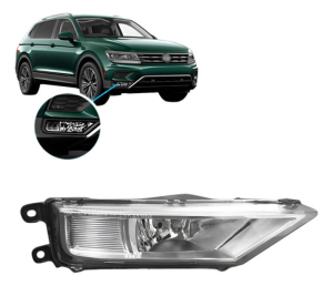Farol Milha Tiguan Allspace 2018 2019 2020 2021 Cromado
