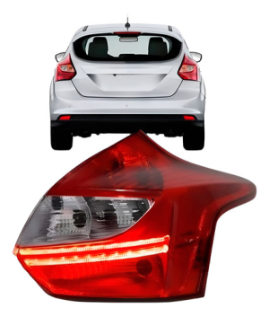 Lanterna Traseira Focus Hatch 2014 2015 Com Led