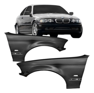 Paralama Bmw S3 Sedan 1999 2000 2001 Com Furo