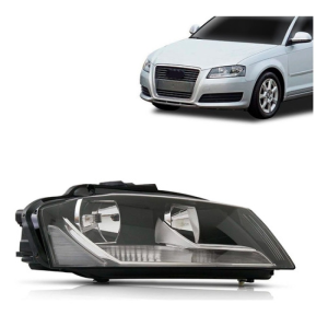 Farol Audi A3 2008 2009 2010 2011 2012 Elétrico Com Motor