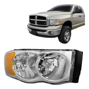 Farol Dodge Ram 2004 2005 Cromado Modelo Original