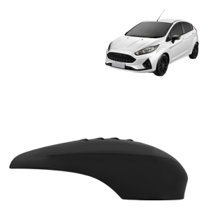 Capa Retrovisor New Fiesta 2013 14 15 2016 Com Furo Pisca