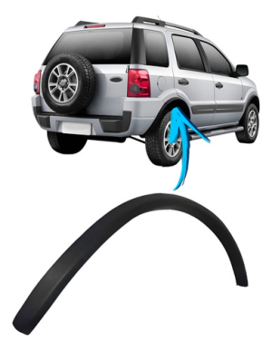 Alargador Vao Roda Traseiro Ecosport 2003 A 2012