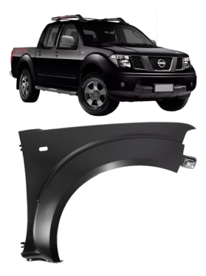 Paralama Nissan Frontier 2008 Á 2012 Com Furo Pisca