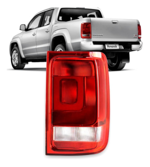 Lanterna Traseira Amarok 2010 A 2014 C/ Luz Neblina Cristal