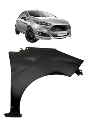 Paralama Dianteiro New Fiesta 2013 A 2016 Hatch/sedan