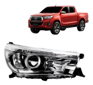 Farol Hilux Pick Up 2016 A 2020 Elétrico Com Motor E Led