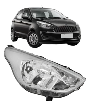 Farol Ford Ka 2019 2020 2021 2022 Cromado