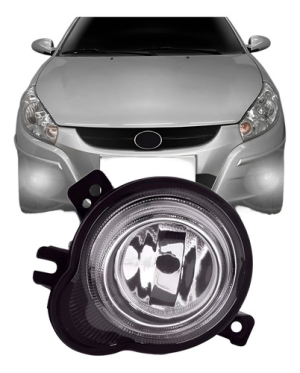 Farol Milha Auxiliar Jac J3 2010 2011 2012 2013 Hatch Sedan