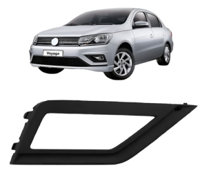 Grade Moldura Farol Milha Gol G8 2019 A 2020 Com Furo
