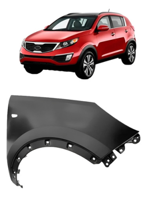 Paralama Sportage 11 12 A 15 C/ Furo Pisca C/ Furo Moldura