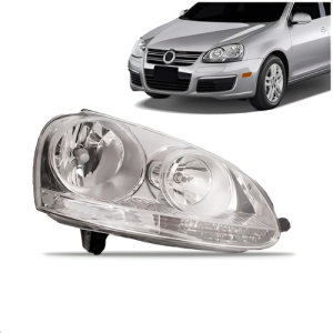 Farol Jetta 2007 2008 2009 Cromado