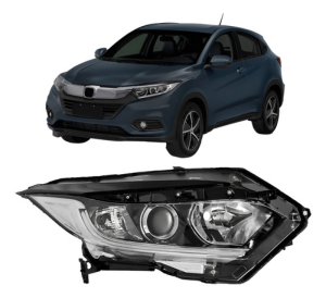 Farol Eletrico Hrv 2019 A 2022 Com Motor Com Led Tyc